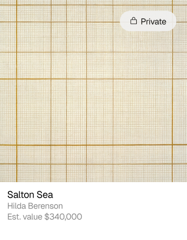 Artwork from a private collection